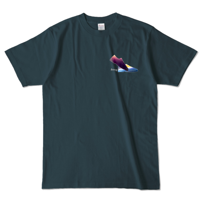 カラーTシャツ - L - デニム (濃色)｜Colored T-shirt - L - Denim (Dark)