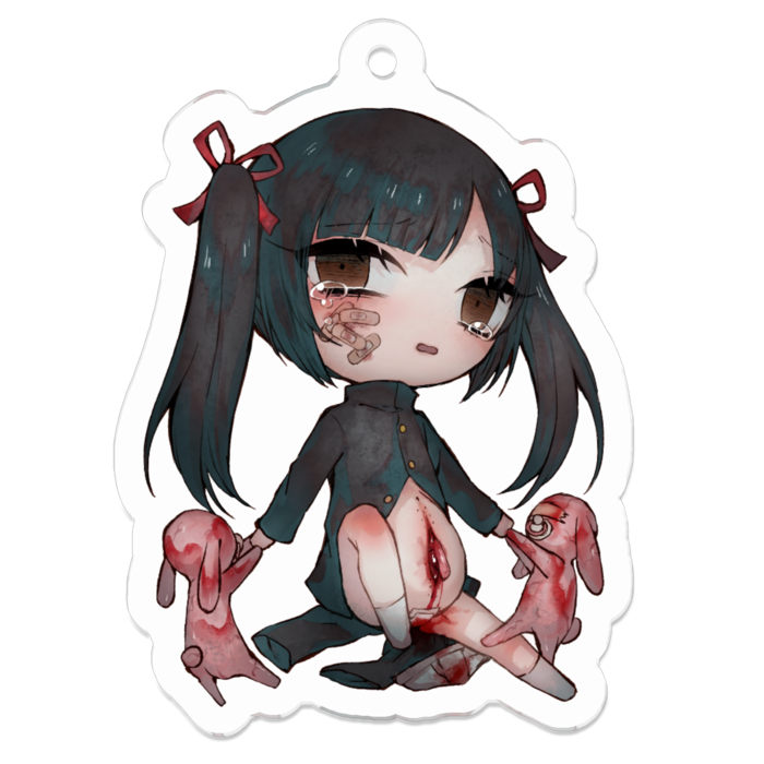 ツインテ男子アクキー２ 受注生産 美少年陰毛サラダを食べる側 Booth