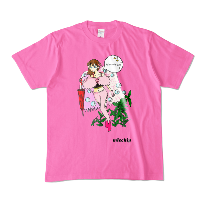 カラーTシャツ - M - ピンク