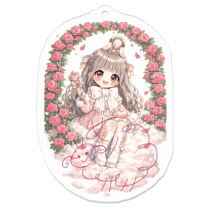 アクリルキーホルダー - 70 x 70 (mm)