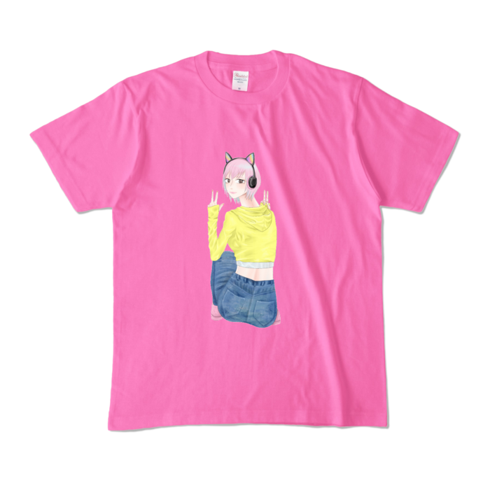 カラーTシャツ - M - ピンク (濃色)