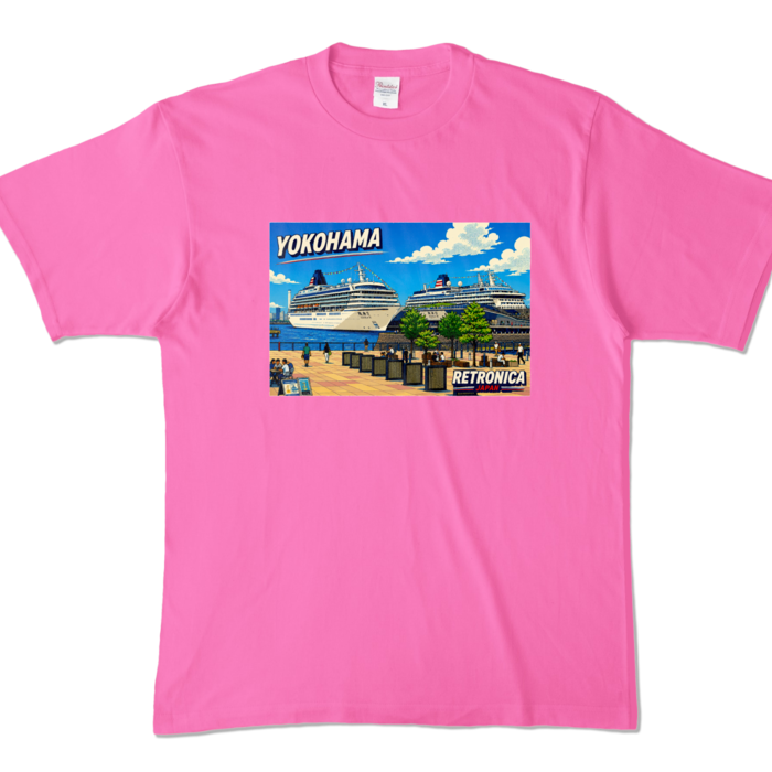 カラーTシャツ - XL - ピンク (濃色)