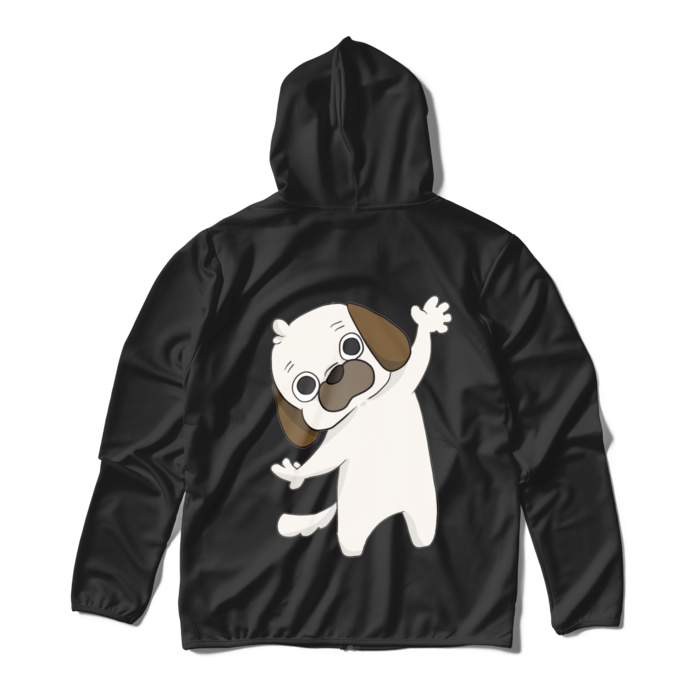 ジップパーカー - M - ブラック