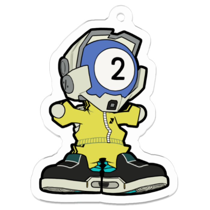 アクリルキーホルダー - 50 x 50 (mm)