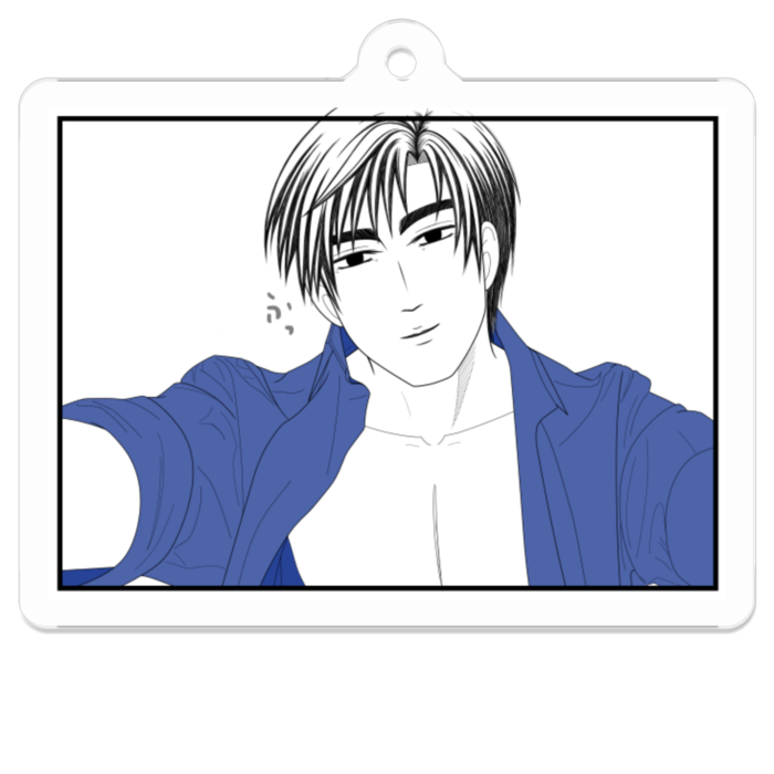 アクリルキーホルダー - 50 x 50 (mm)