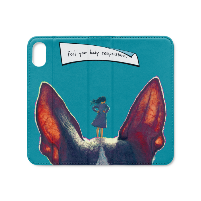 手帳型iPhoneケース（ベルトなし） - iPhone XS / X - ストラップ穴 なし