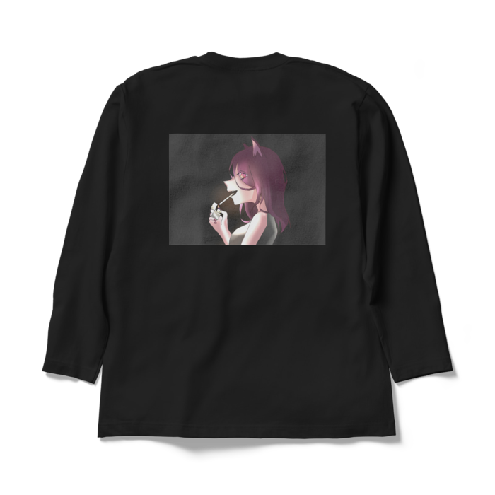ロングスリーブTシャツ - XL - ブラック