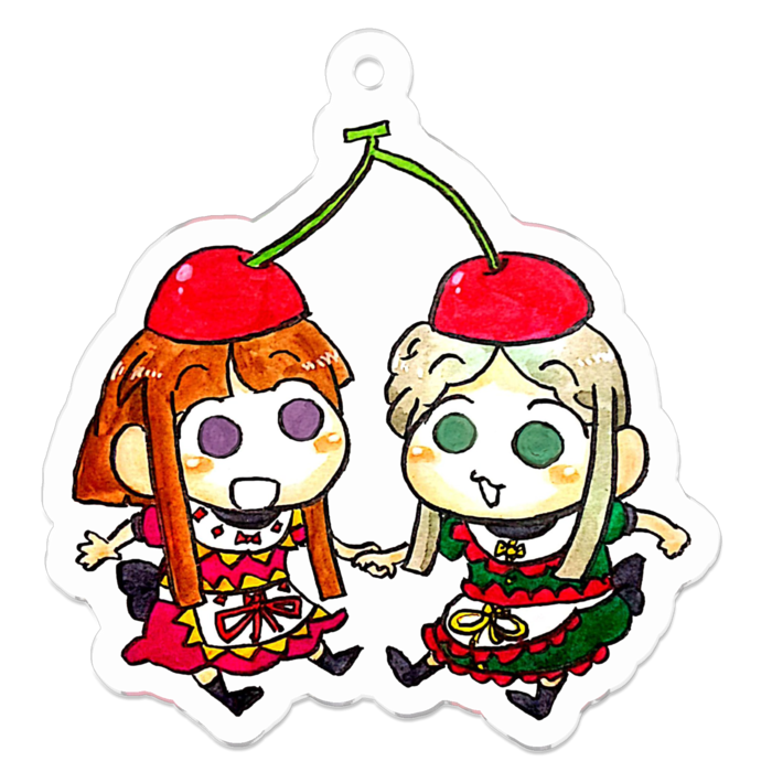アクリルキーホルダー - 50 x 50 (mm)
