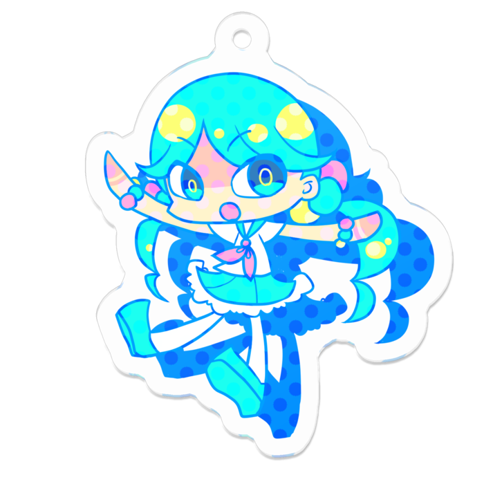 アクリルキーホルダー - 50 x 50 (mm)