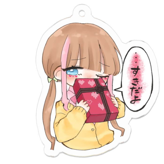 アクリルキーホルダー - 50 x 50 (mm)