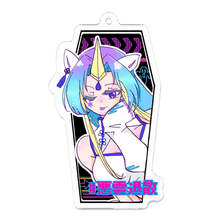 アクリルキーホルダー - 70 x 70 (mm)