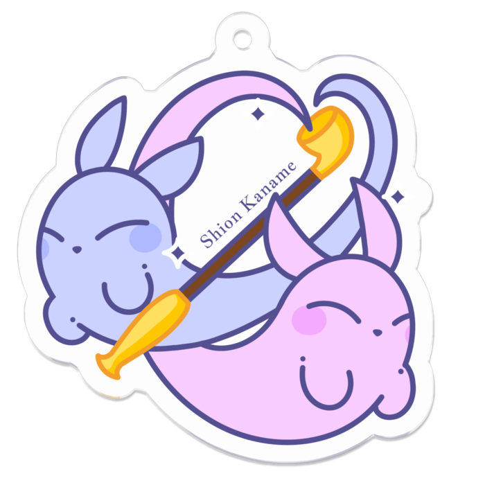 アクリルキーホルダー - 50 x 50 (mm)