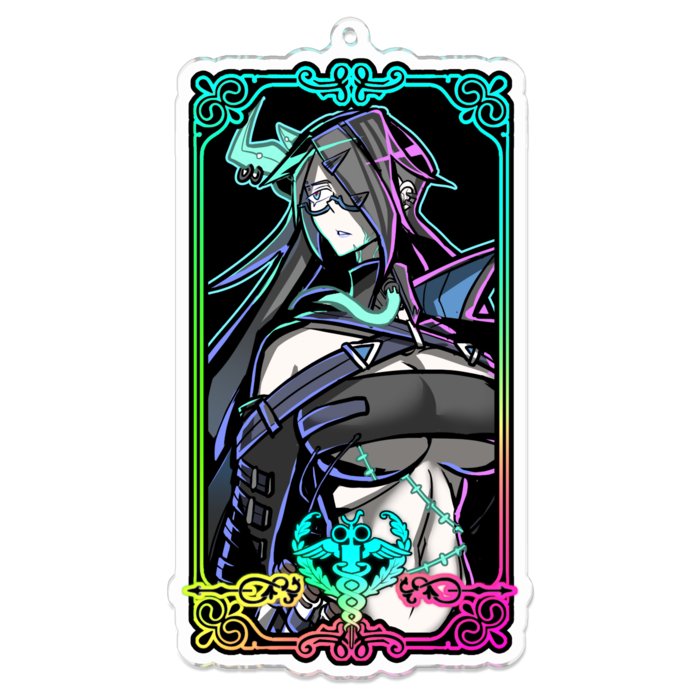 アクリルキーホルダー - 100 x 100 (mm)