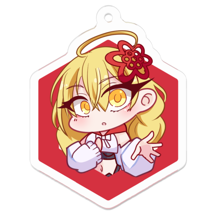 アクリルキーホルダー - 50 x 50 (mm)