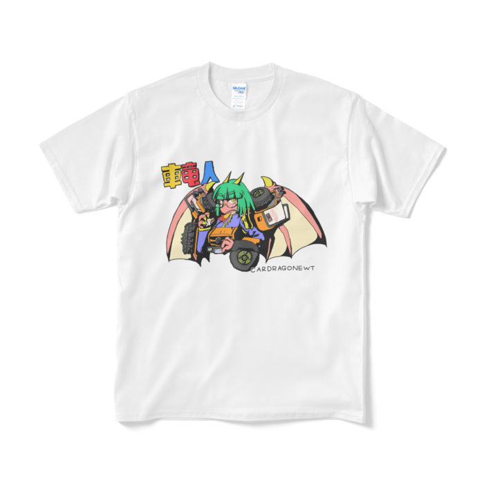 Tシャツ（プリント大） - M - ホワイト