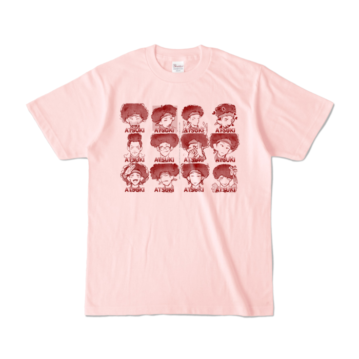 🥦カラーTシャツ - S - ライトピンク (淡色)