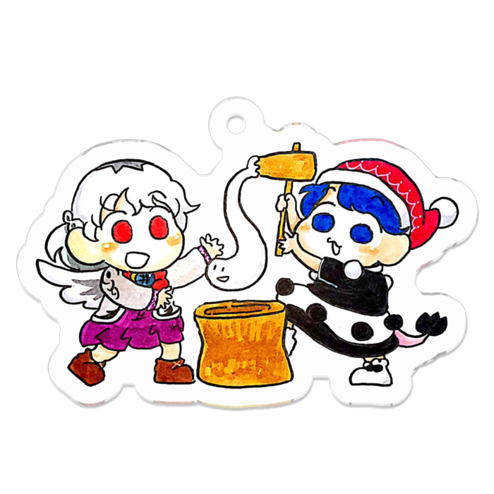 アクリルキーホルダー - 50 x 50 (mm)