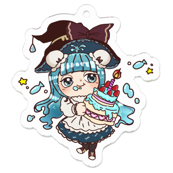 アクリルキーホルダー - 50 x 50 (mm)