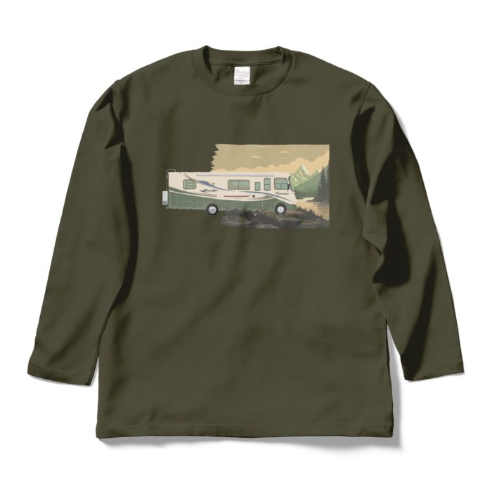 ロングスリーブTシャツ - L - アーミーグリーン