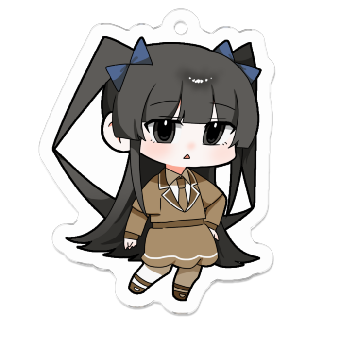 アクリルキーホルダー - 50 x 50 (mm)