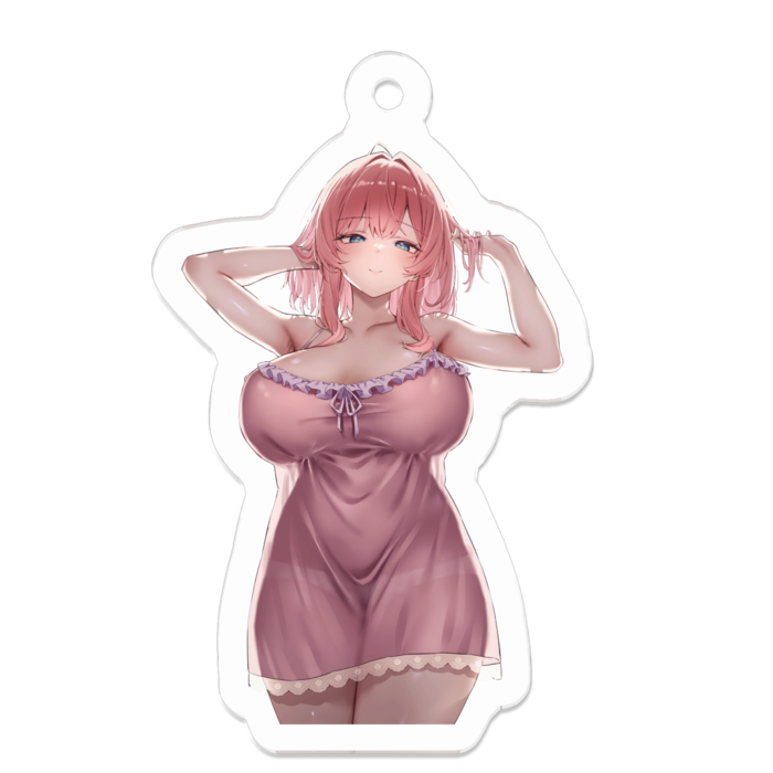 アクリルキーホルダー - 50 x 50 (mm)