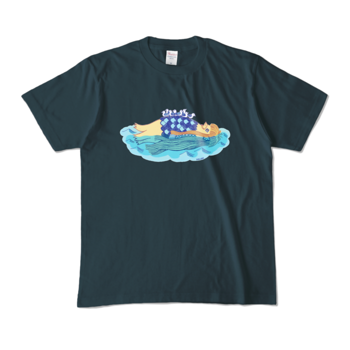 カラーTシャツ - M - デニム (濃色)