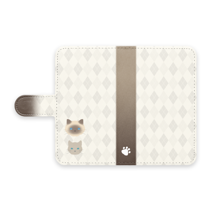 手帳型Androidケース - S - ストラップ穴 なし