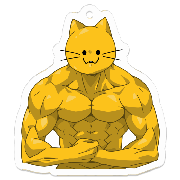 アクリルキーホルダー - 50 x 50 (mm)