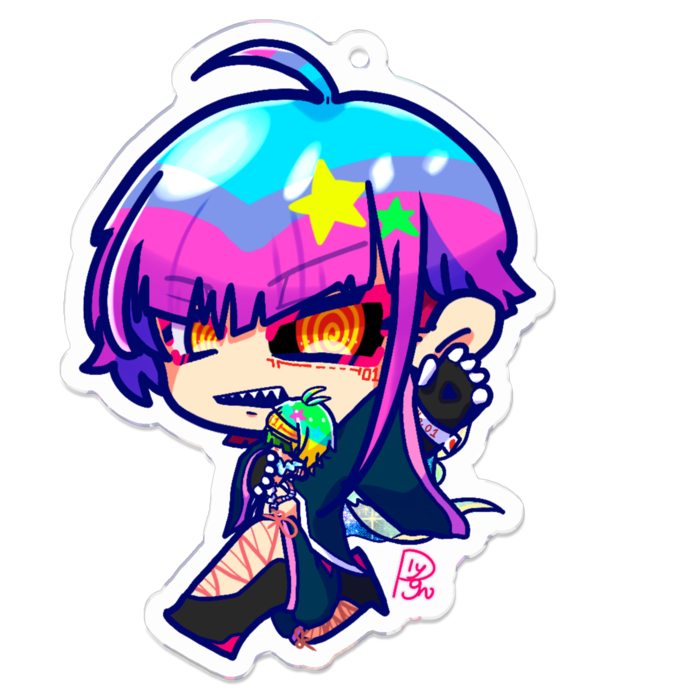アクリルキーホルダー - 70 x 70 (mm)(1)