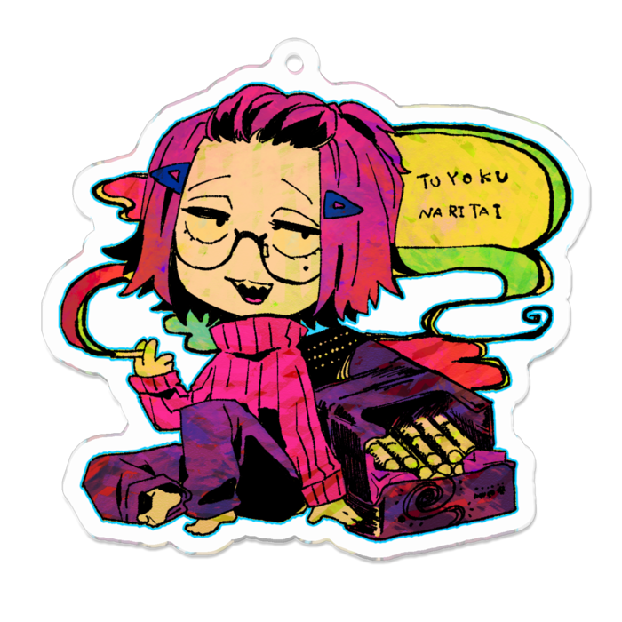 アクリルキーホルダー - 70 x 70 (mm)