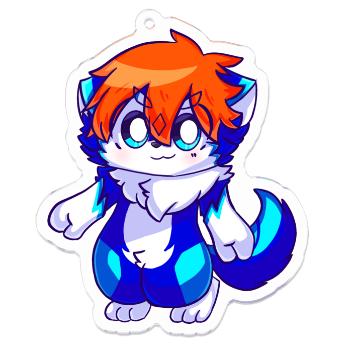 アクリルキーホルダー - 70 x 70 (mm)