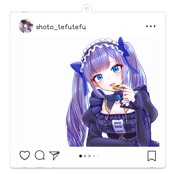 アクリルキーホルダー - 100 x 100 (mm)