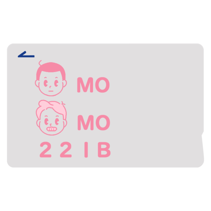 ICカードステッカー - 約85.7x53.9(mm)