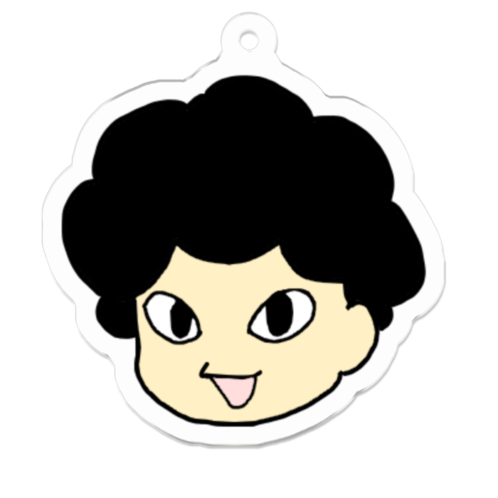 アクリルキーホルダー - 50 x 50 (mm)