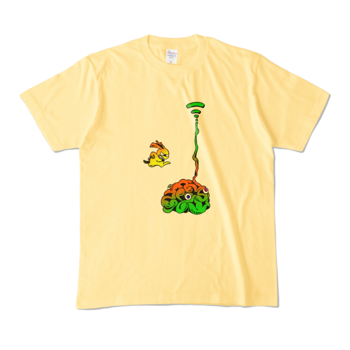 カラーTシャツ - M - ライトイエロー (淡色)(1)