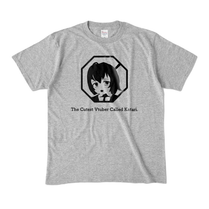 カラーTシャツ - M - 杢グレー (濃色)