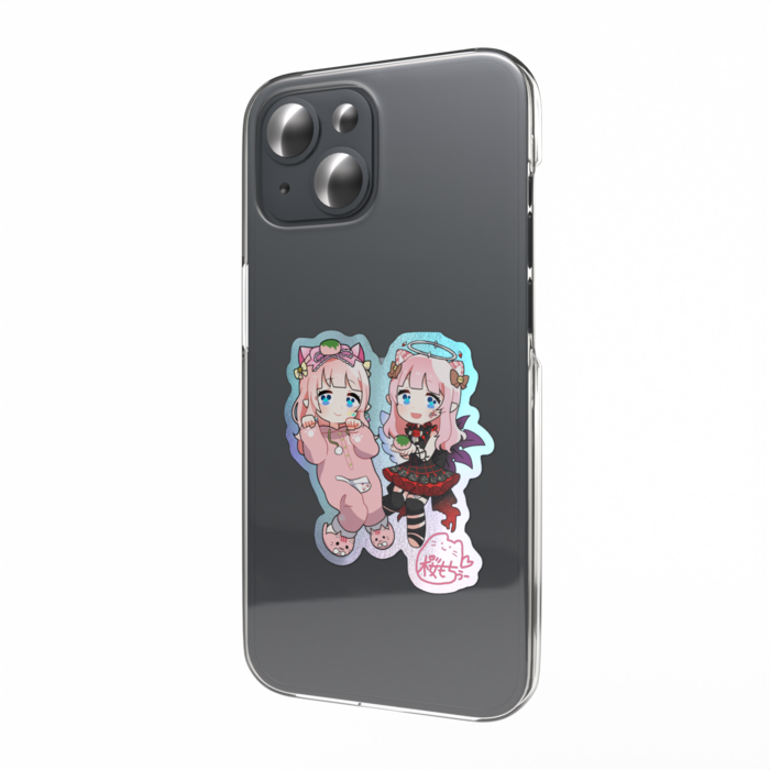 オーロラスマホステッカー - 縦