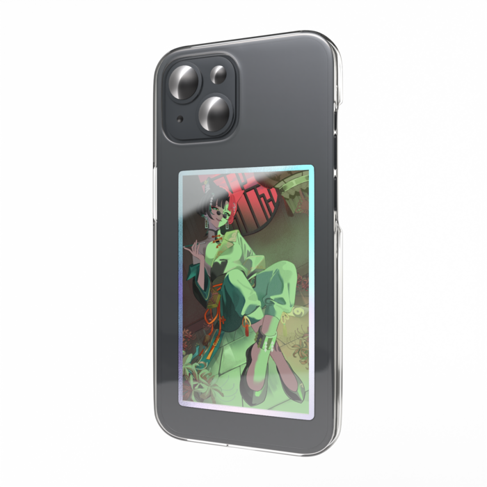 オーロラスマホステッカー - 縦