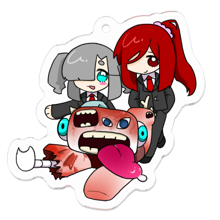 アクリルキーホルダー - 50 x 50 (mm)