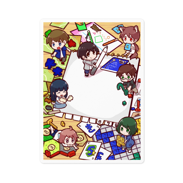 ステッカー - 100 x 100 (mm)