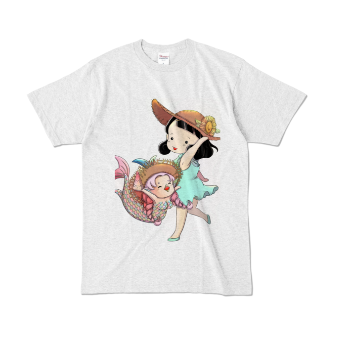 カラーTシャツ - L - アッシュ (淡色)
