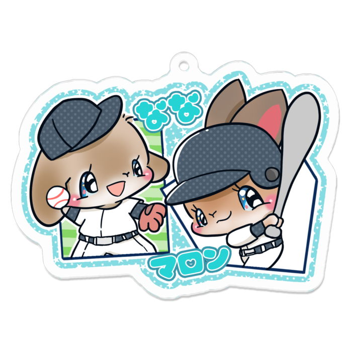 アクリルキーホルダー - 70 x 70 (mm)