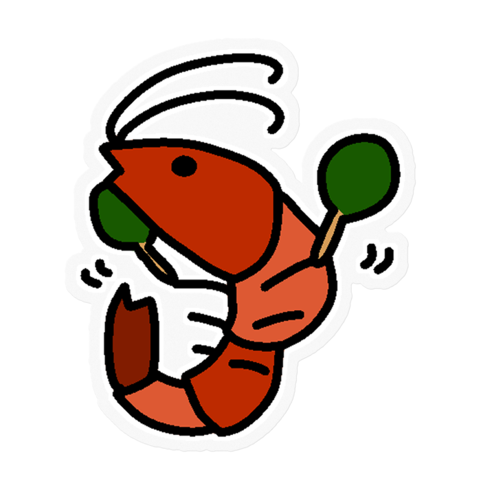 ステッカー - 100 x 100 (mm)