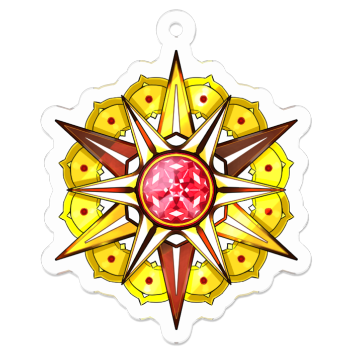 アクリルキーホルダー - 50 x 50 (mm)