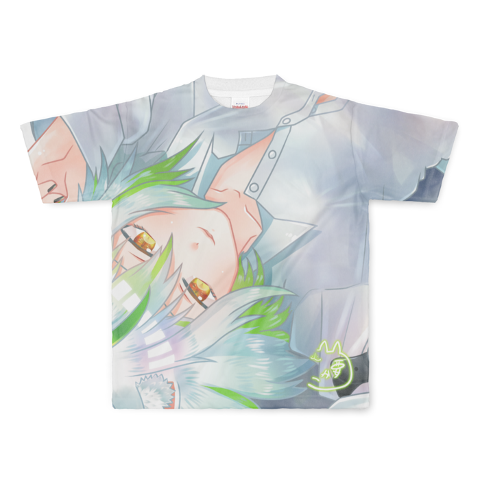 フルグラフィックTシャツ - L - 正面印刷のみ