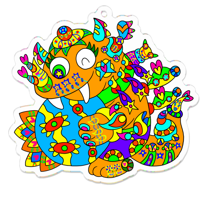 アクリルキーホルダー - 70 x 70 (mm)