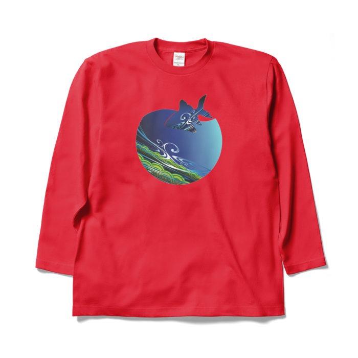 ロングスリーブTシャツ - XL - レッド