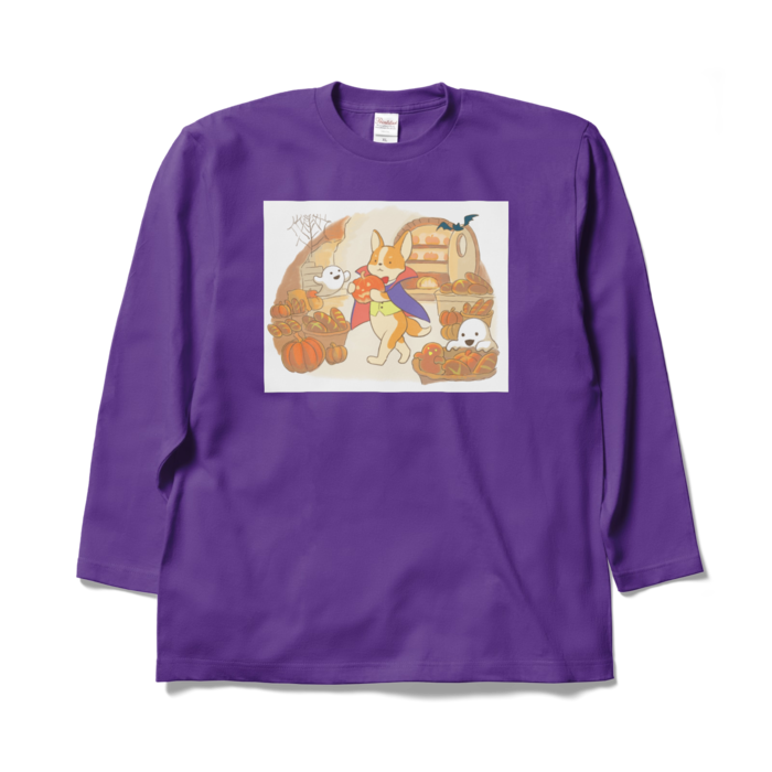 ロングスリーブTシャツ - XL - パープル