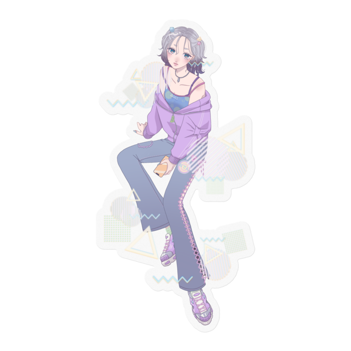 ステッカー - 100 x 100 (mm)