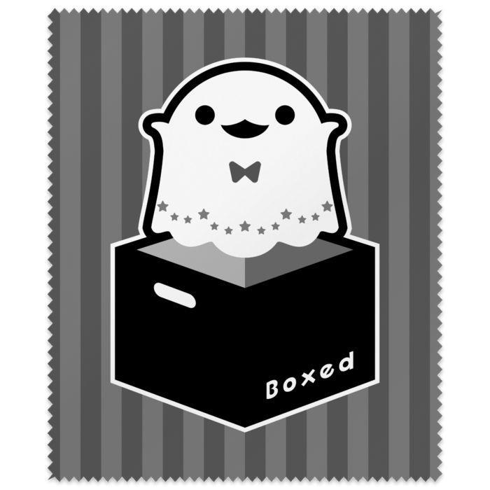 メガネ拭き白：暗